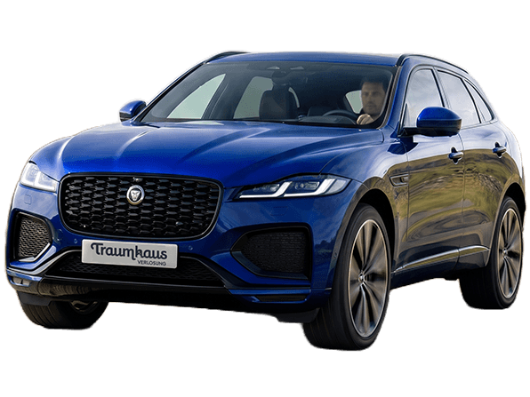Sonderauslosung: Jaguar F-Pace oder 80.000 € in bar gewinnen*.