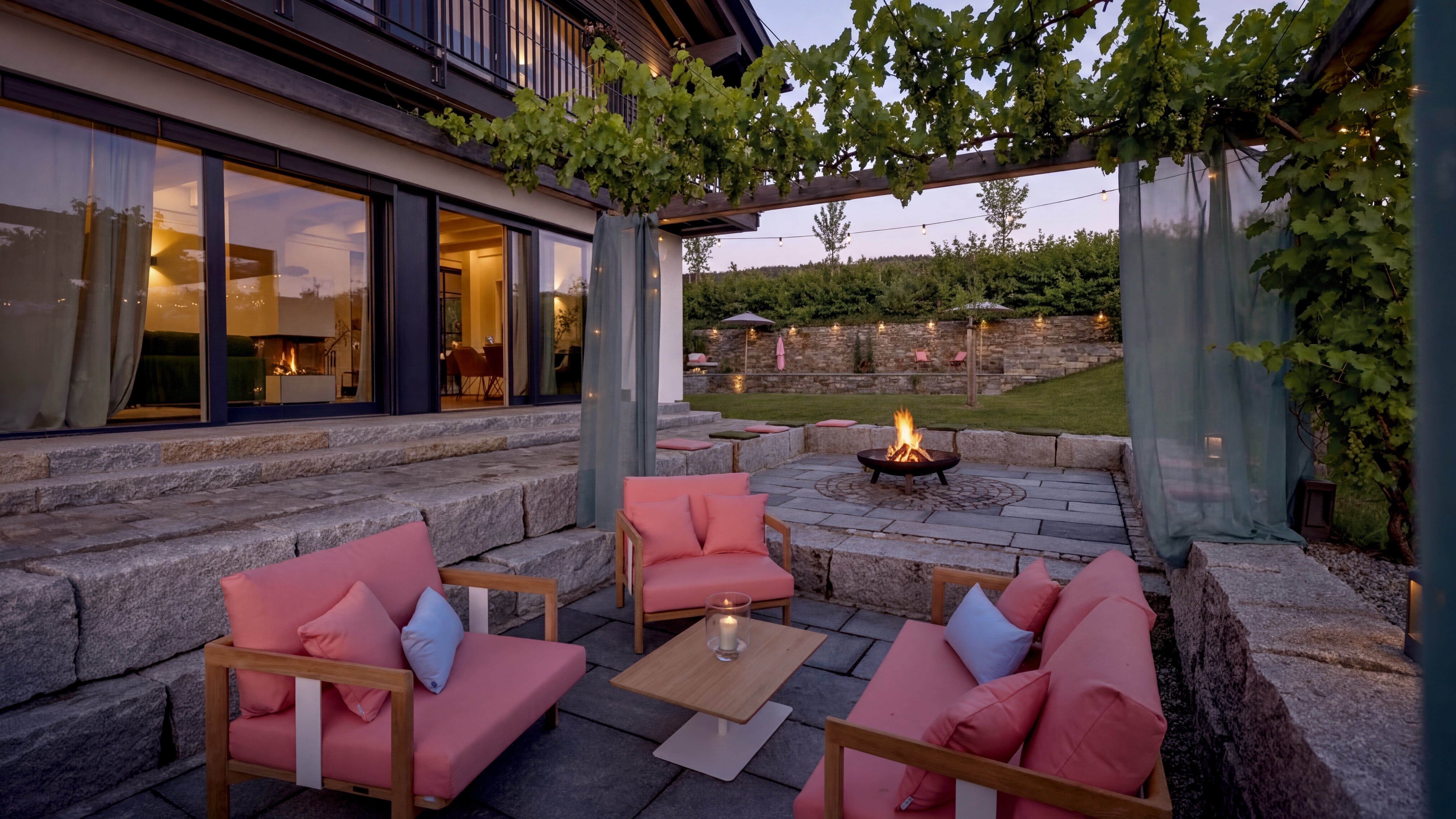 Terrasse Chill Lounge Chiemseehaus