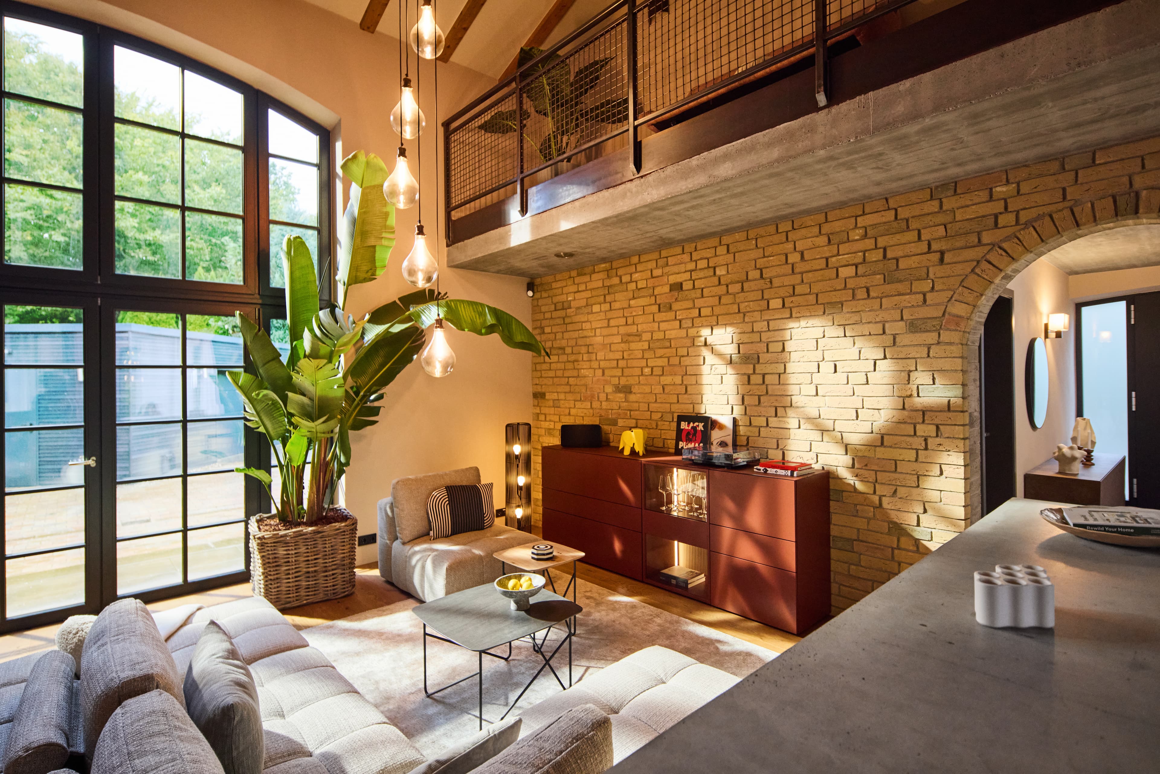 Das Wohnzimmer des Förde-Traumhauses